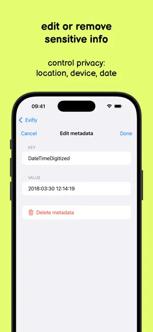 Exifly screenshot 2