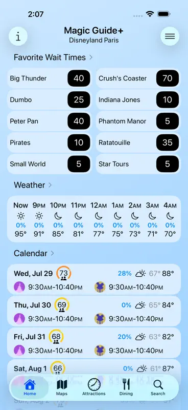 Magic Guide: Disneyland Paris screenshot 1 of 10