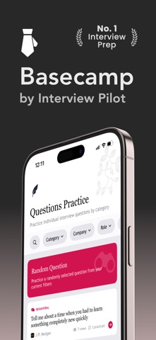 Basecamp: Interview Prep screenshot