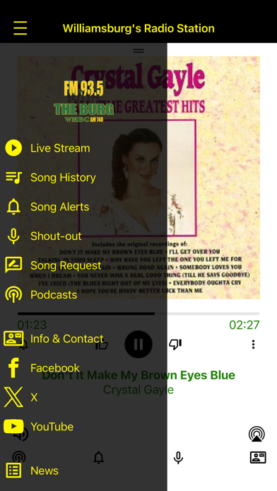 WMBG Radio Screenshot