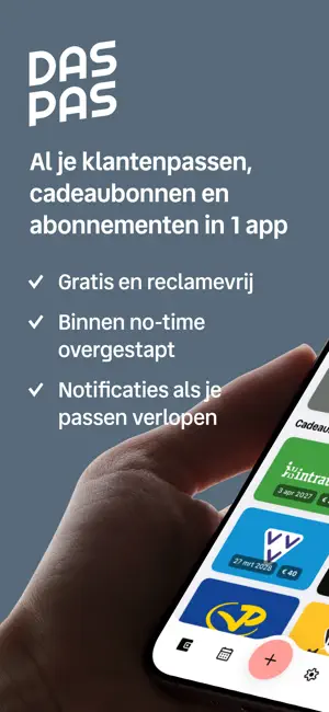 DasPas - Klantenpassen app screenshot 1