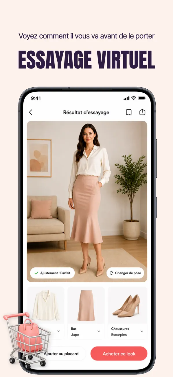 Screenshot #3 pour Dressing IA : Mode et Tenues
