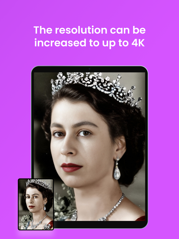 Face26 AI Photo Enhancer in HD iPad screenshot 7 - Photo & Video app