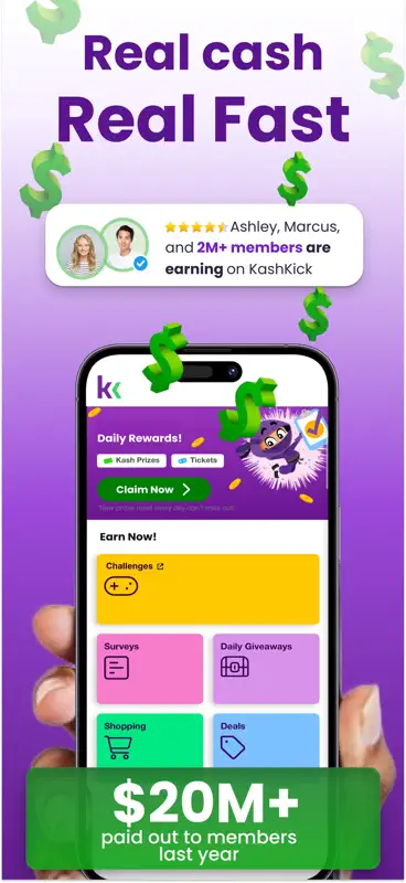KashKick: Get paid to have fun screenshot 1 of 7