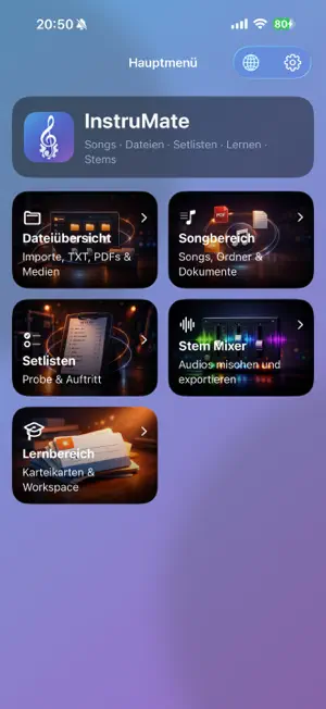 InstruMate screenshot 1
