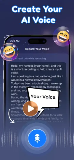Screenshot von AI Voice Changer: Voice Effect auf dem iPhone 3
