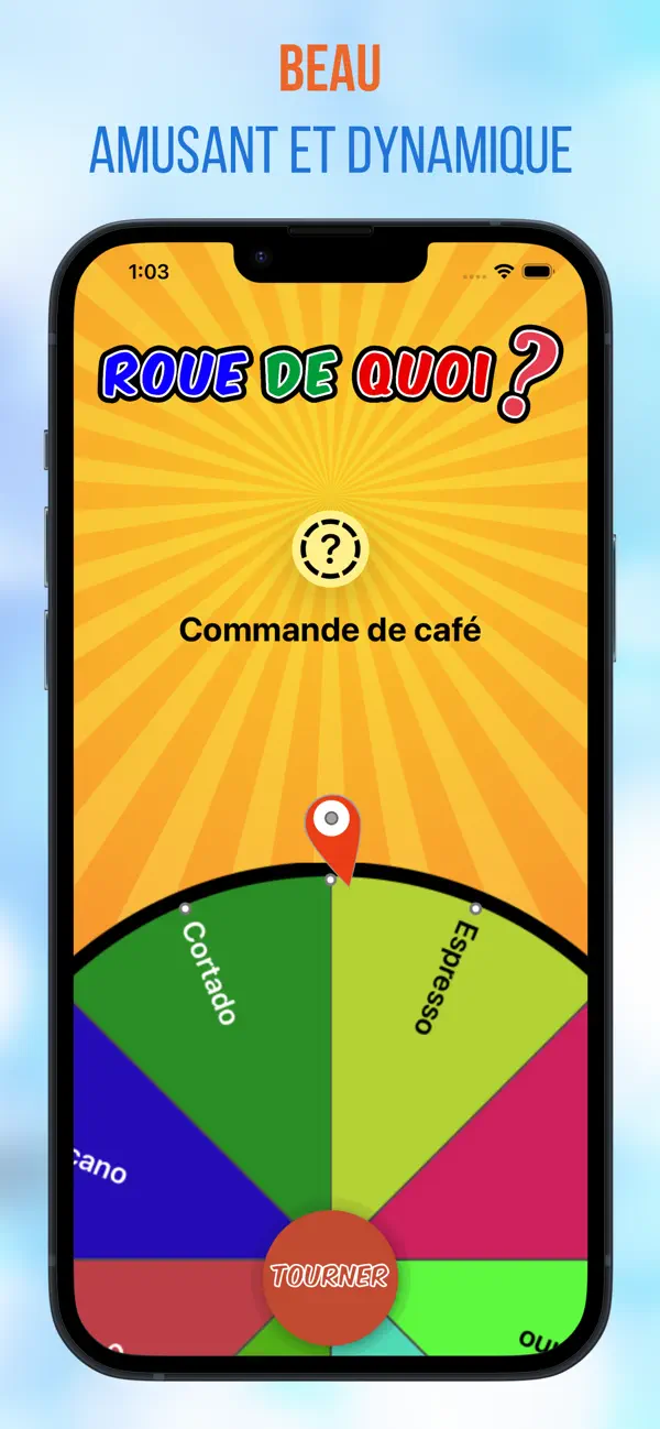 Screenshot #1 pour Roue de Quoi? Pro