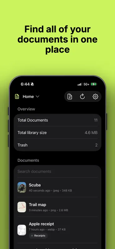 Papra Mobile screenshot 2 of 5