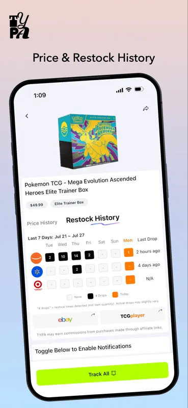 TYPA - Restock Alerts Tracker screenshot 4 of 7