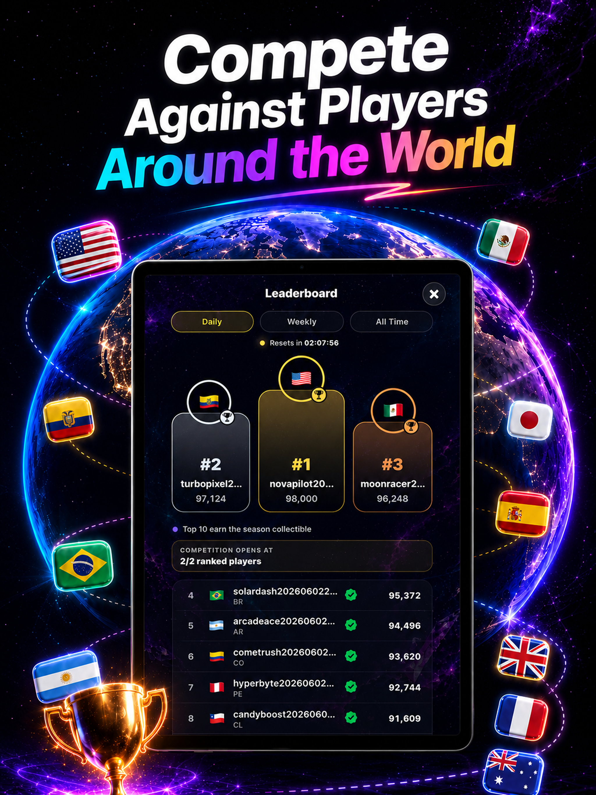 10000 Offline Game: Swipe2Play