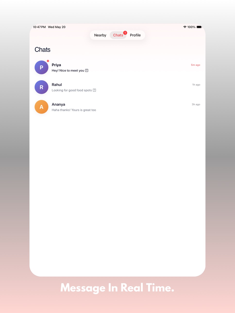 iPad screenshot