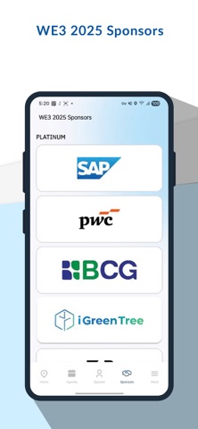 The WE3 Summit iPhone screenshot