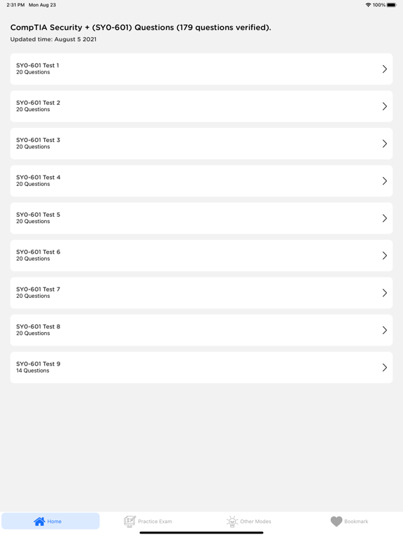 Screenshot #4 pour CompTIA Security+ UPDATED 2025