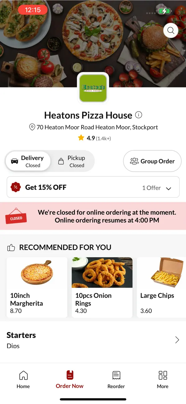Screenshot #3 pour Heatons Pizza House