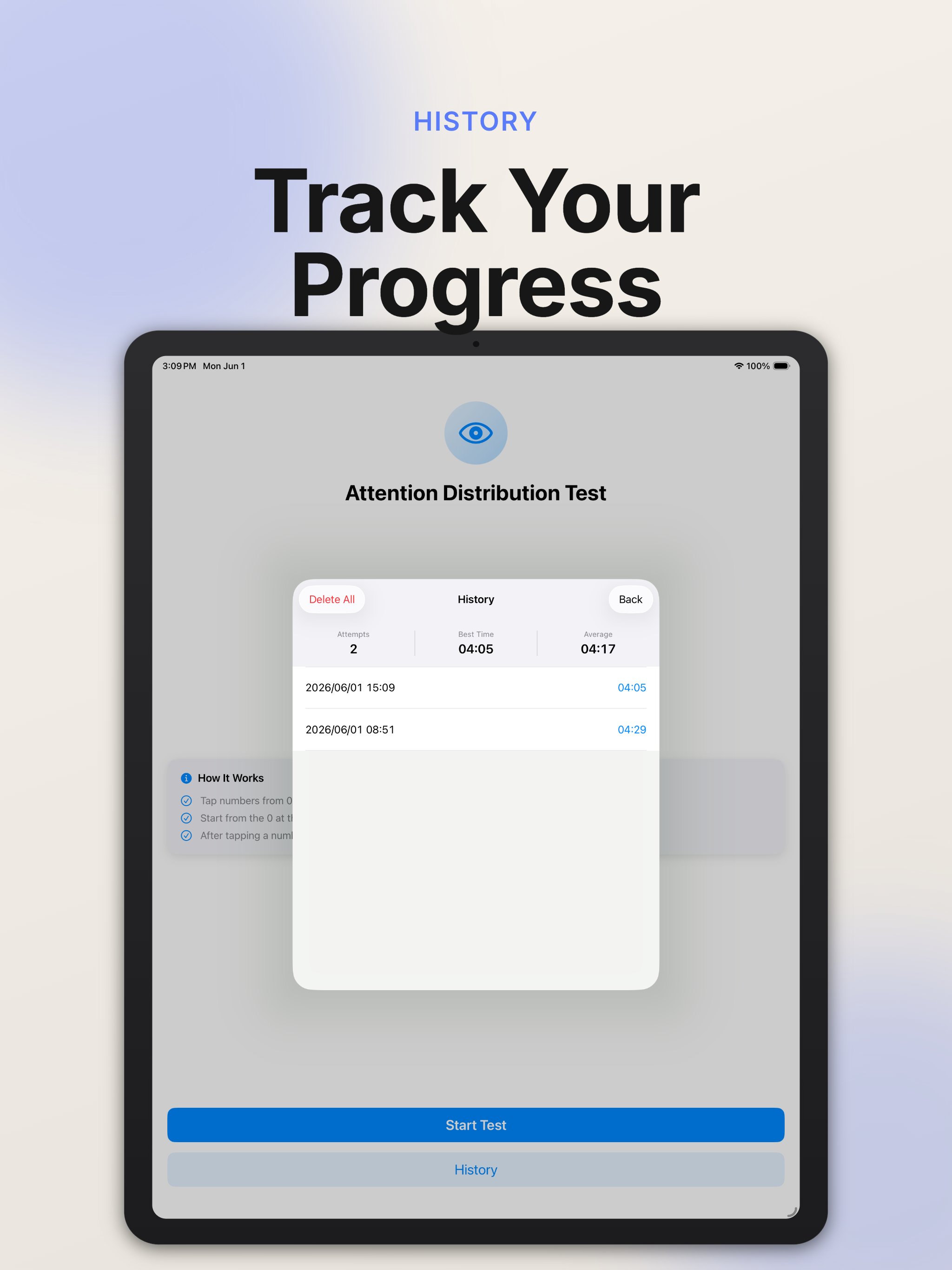 Attention Test: Aptitude Prep