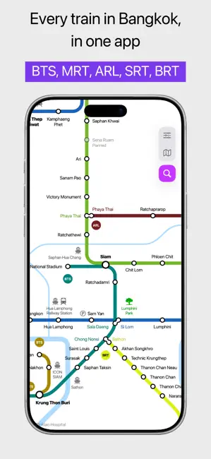 Bangkok City Metro iPhone screenshot 1