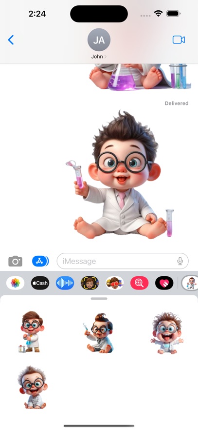 Baby Scientist Stickers