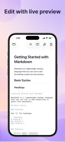 Moki - Markdown, MD Editor screenshot 2