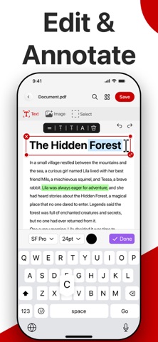 PDF Editor: Fill, Sign, Secure iPhone screenshot
