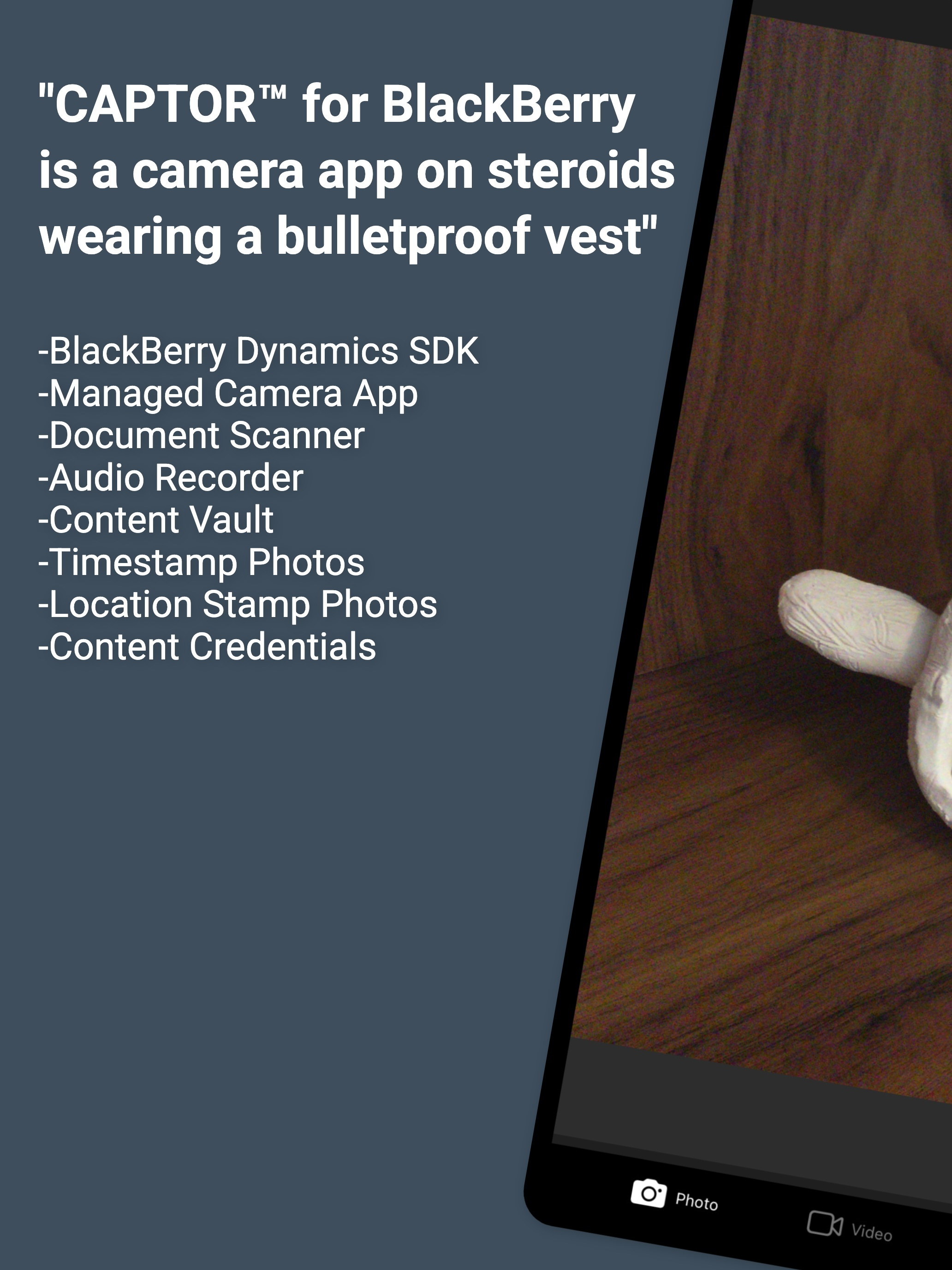 CAPTOR for BlackBerry