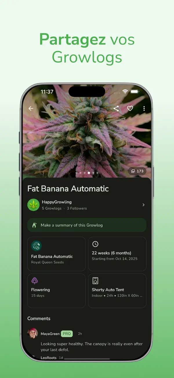 Screenshot #3 pour Grow with Jane - Grow journal