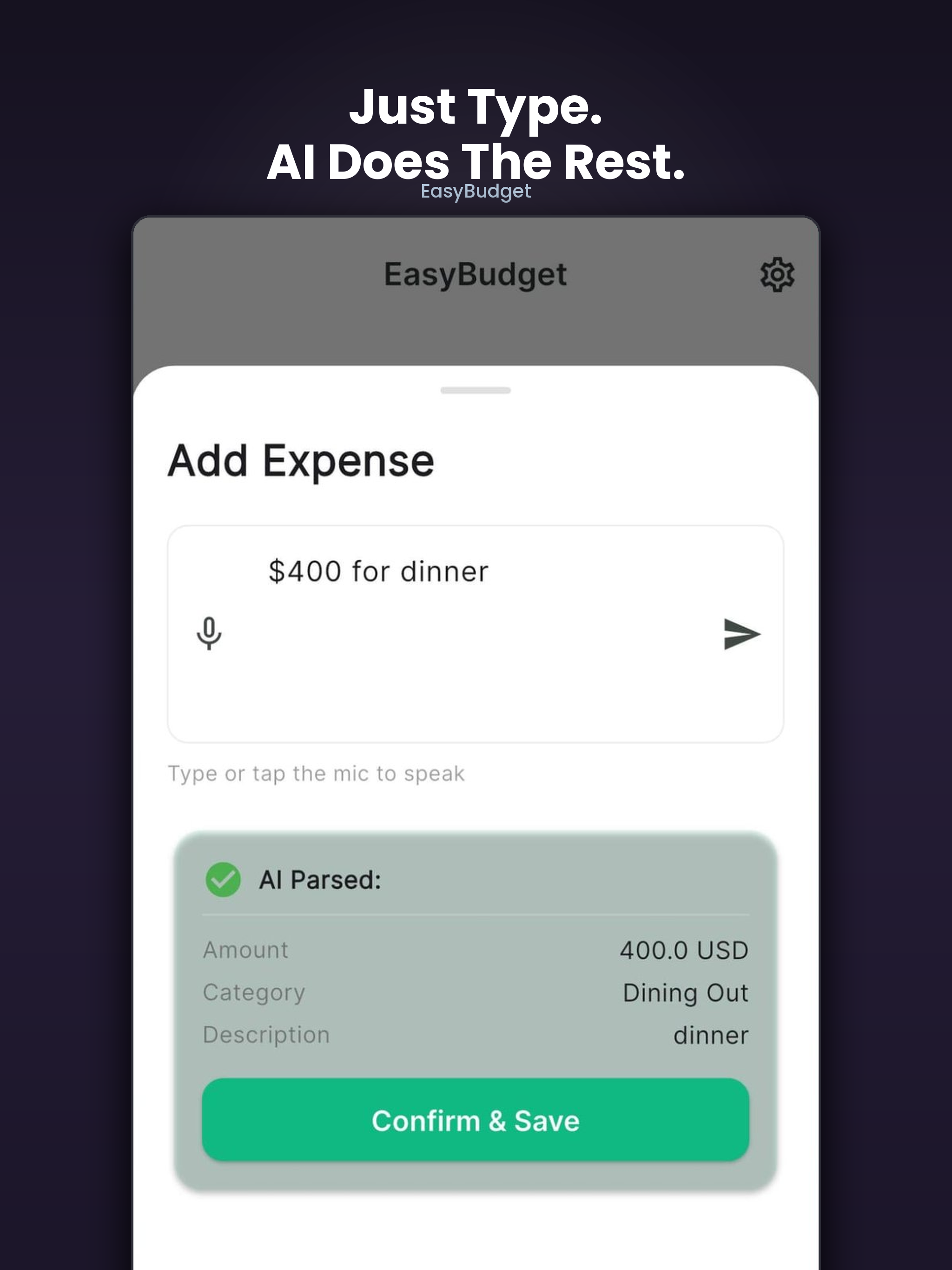 EasyBudget: Voice AI Tracker screenshot 9