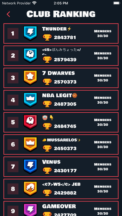 BrawlStars : Player Stats 2024 Screenshot