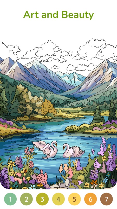 Happy Color by Numbers Game screenshot 5