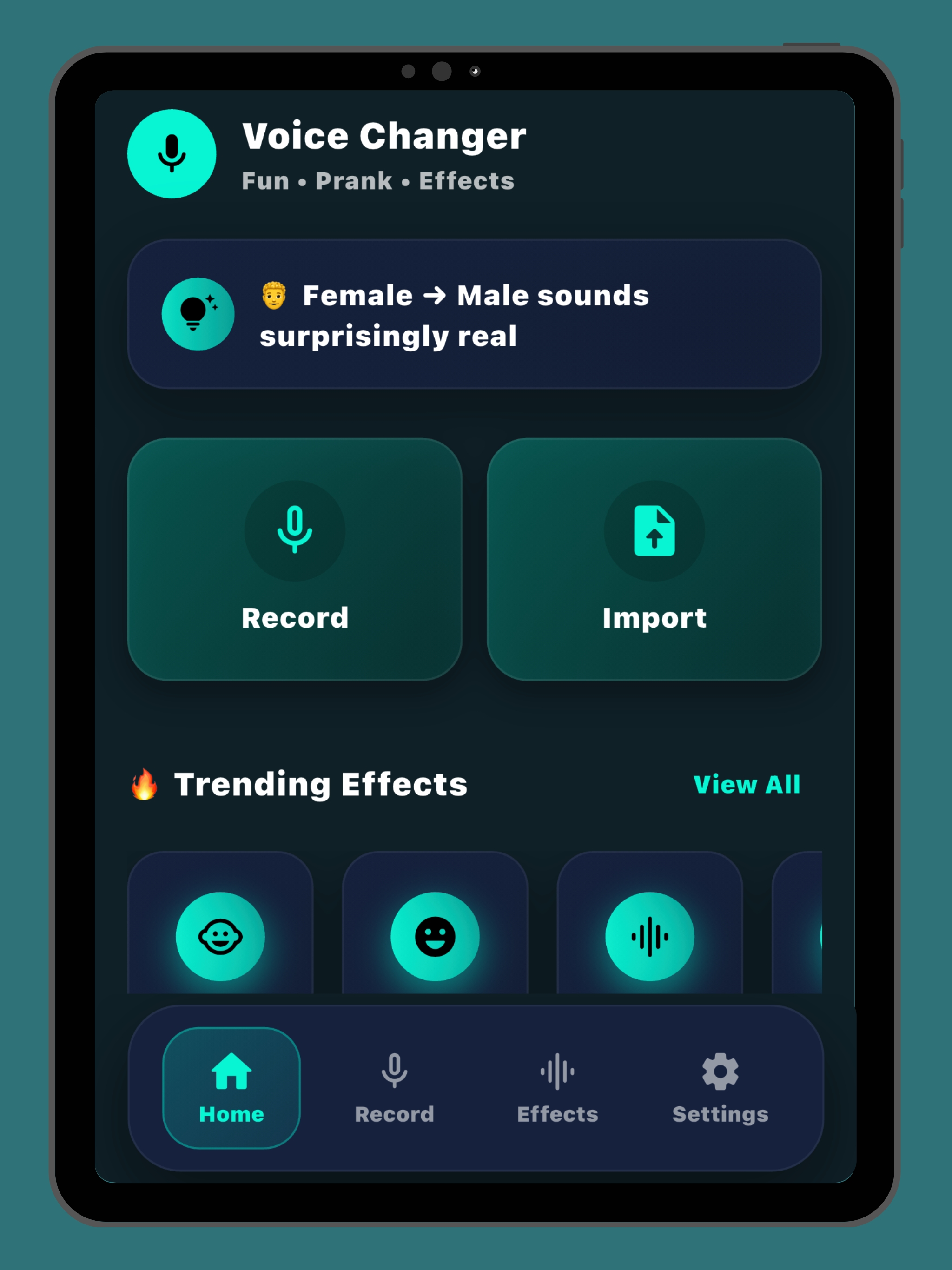 Voice Changer Pro: AI Effects screenshot 7