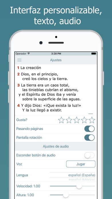 La Biblia NVI - Bible en Audio Screenshot