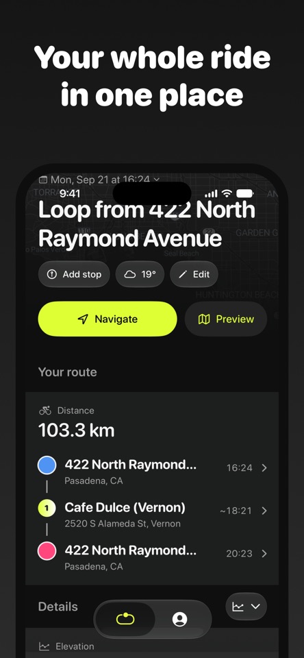 Waay - cycling route planner screenshot 5