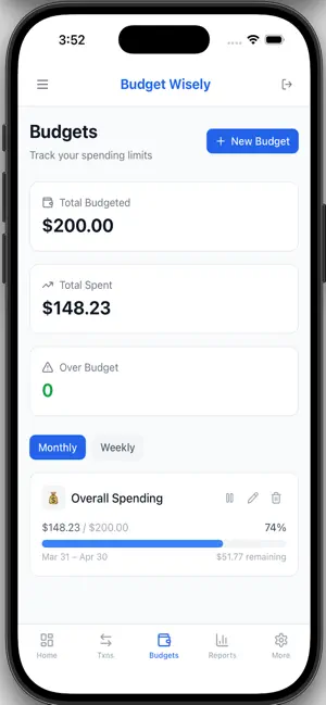 Budget Wisely screenshot 3