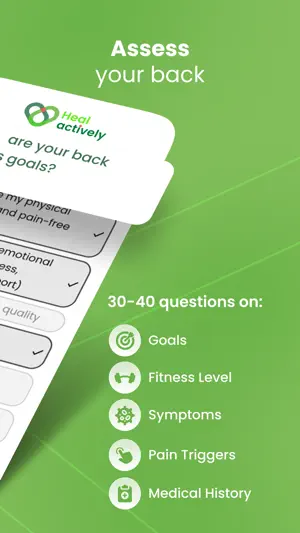 Healactively back health coach screenshot 2