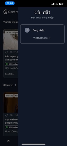 CentraNews screenshot