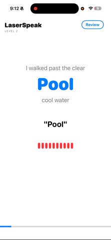 LaserSpeak - Accent Reduction iPhone screenshot