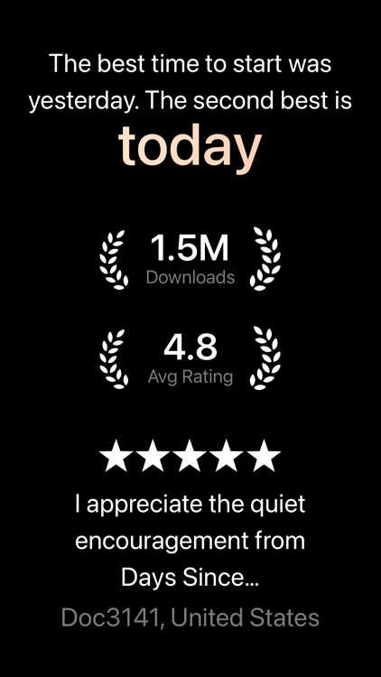 Days Since: Quit Habit Tracker screenshot-9