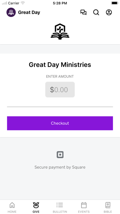 App screenshot