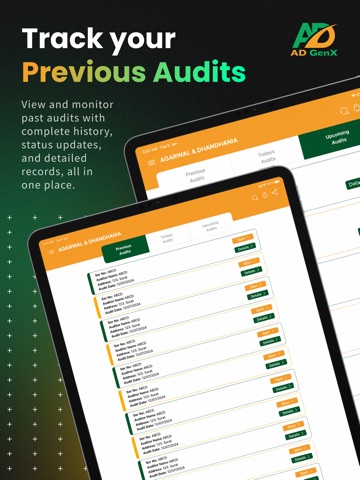 AD GenX Audit iPad screenshot