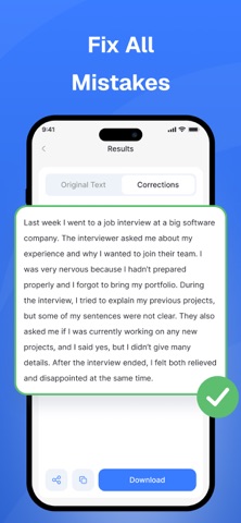 AI Grammar Check: Corrector iPhone screenshot