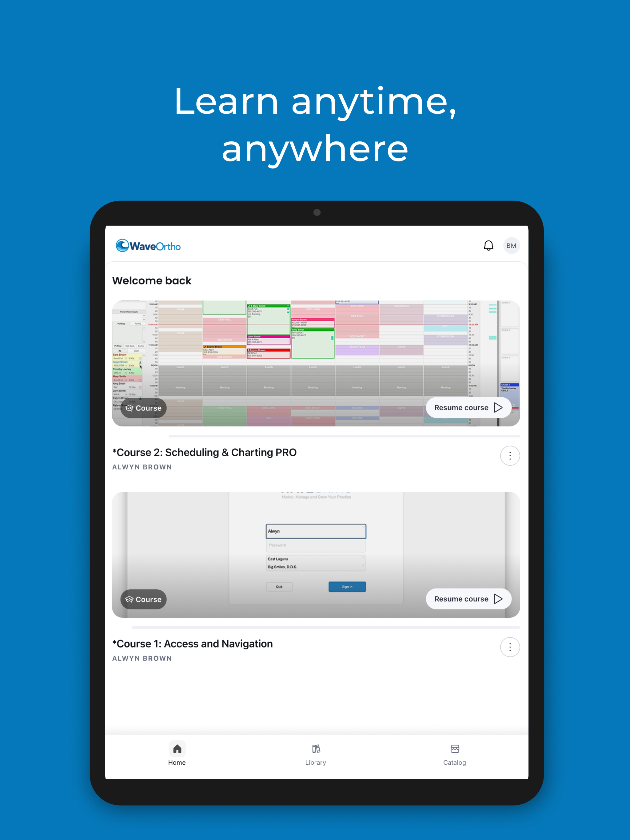 WaveOrtho Client Hub
