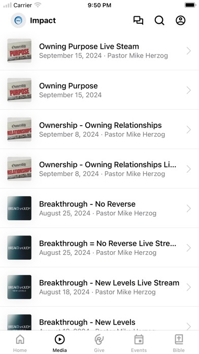 Impact Church MD Screenshot