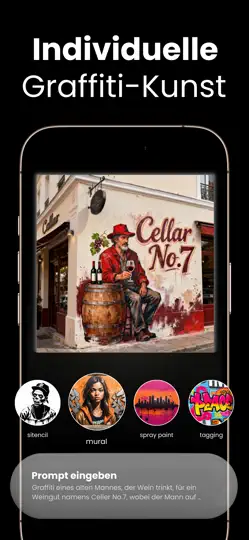 Screenshot von Graffiti AI: Mural & Wall Art auf dem iPhone 2