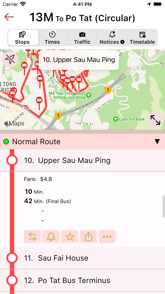 #2. HK Bus ETA (iOS) 由: Cheuk Lam Li