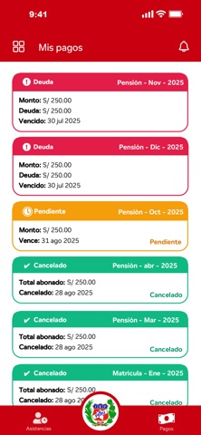 Colegio Mi Perú screenshot