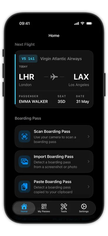 Scan Boarding Pass screenshot 1 of 5