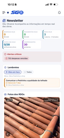 SGO - Gestão de Obras screenshot