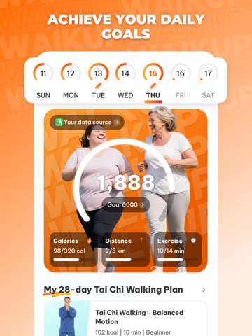 WalkUp | Weight Loss Tracker iPad screenshot
