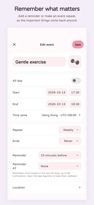 Q Calendar: Sticker Planner screenshot 4