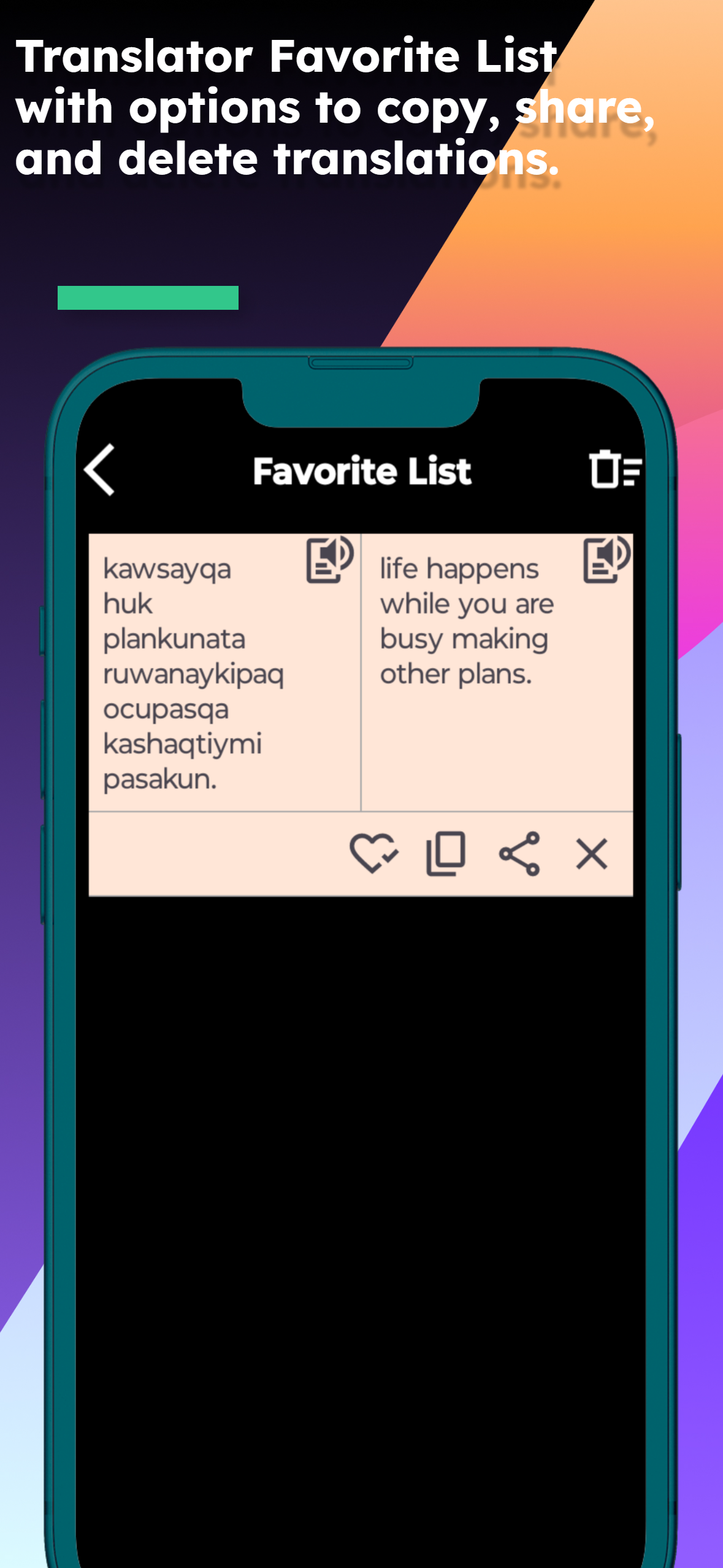 English Quechua Translator screenshot 6