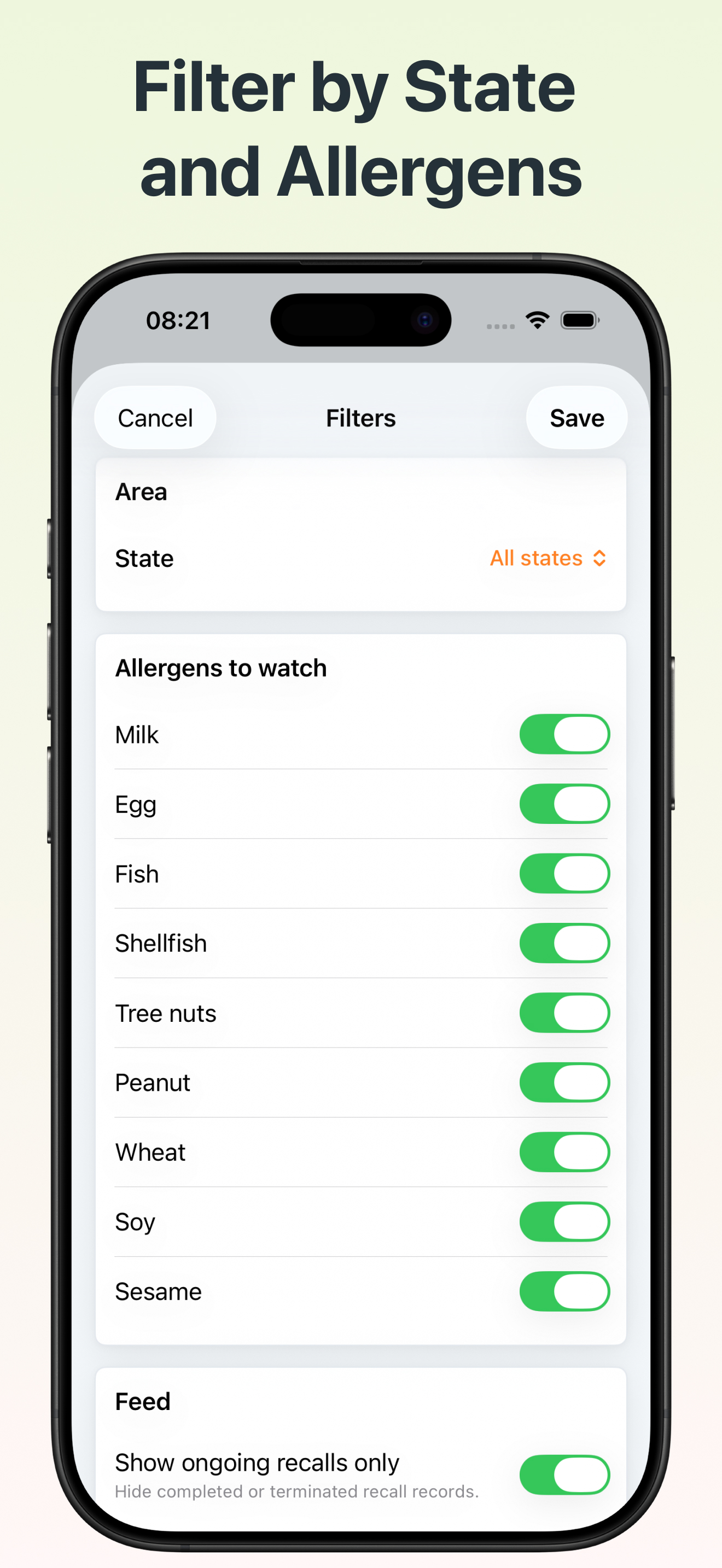 Food Recall Monitor